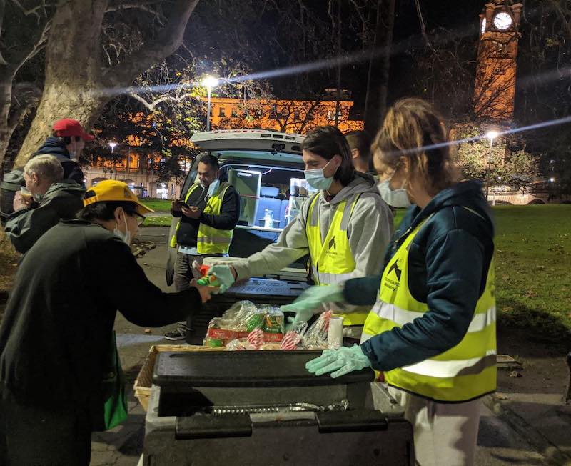 Business sustainability practices feeding the homeless